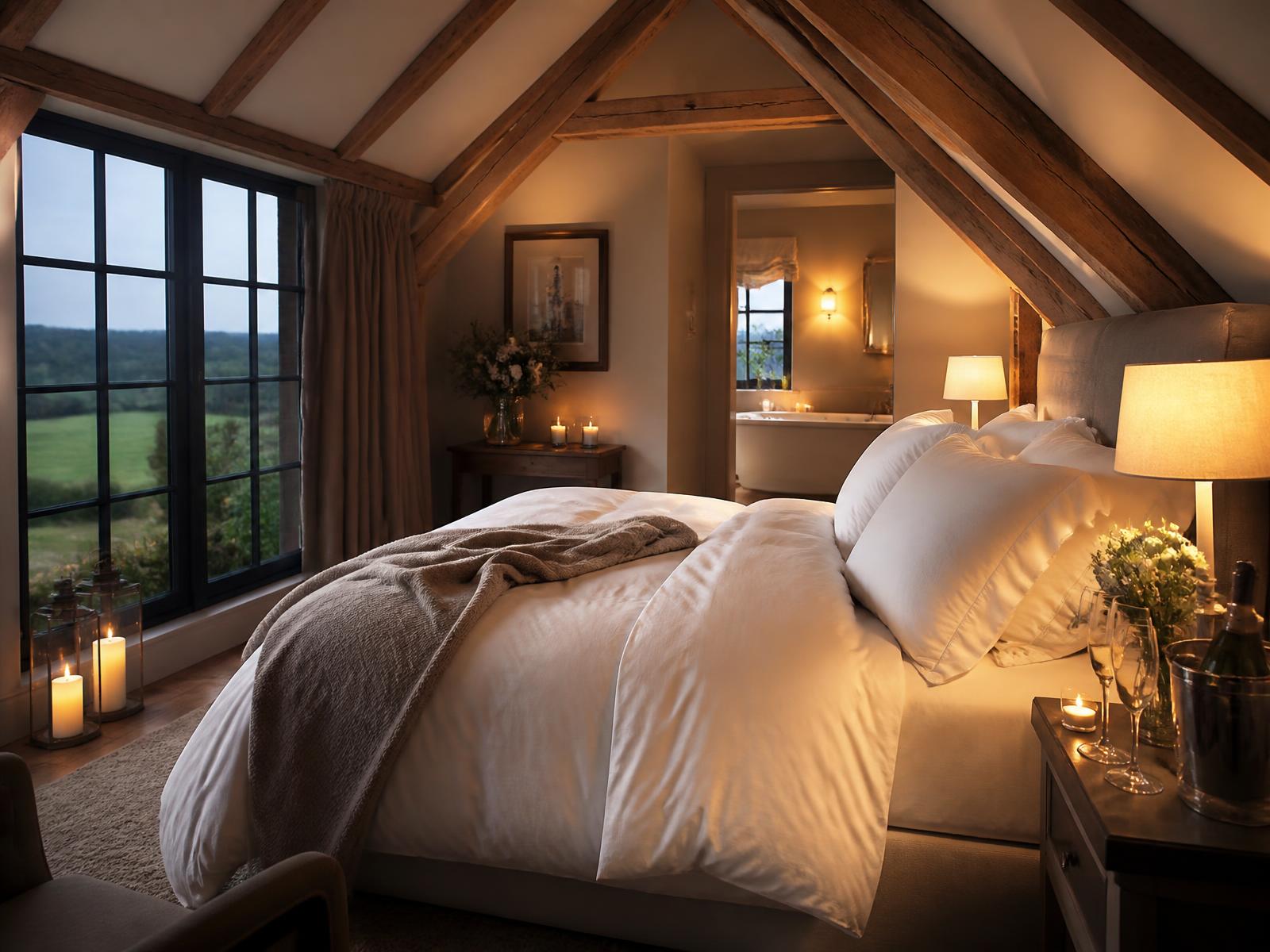 The loft bedroom